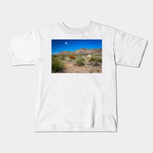 Criollo Cattle on the Open Range Kids T-Shirt